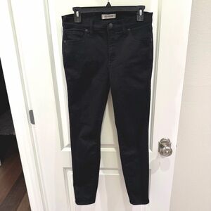 Madewell Women's 9inch High Rise Black Jeans sz 29 worn 3 times